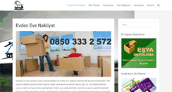Desktop Screenshot of istanbulevdeneve34.com